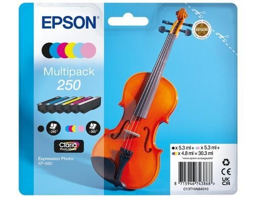 Original Epson 250 Ink Cartridge Multipack (C13T16N84010) - Image 2