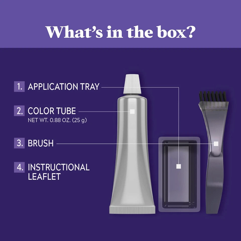 Только для мужчин прикосновение серый усы и 1 штука (упаковка 1), темно-коричневый черный  - Изображение 4 из 4