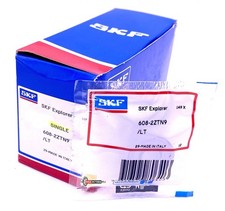 SKF 608 ZZ TN9 LT Deep Groove Ball Bearing, Metal Shielded 8x22x7 mm