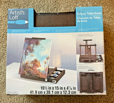 Deluxe Adjustable Box Table Easel Artist  s Loft - Handled Easel, NICE, in Box