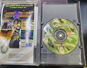 Sega Saturn Contra Legacy of War Game W/Manual No 3D Glasses