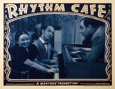 Rhythm Cafe Lobby Card Rose Linda 1938 Old Photo