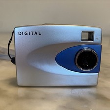 Digital Compact Digital Camera Digital Series/Model, Silver/Blue, AA Battery