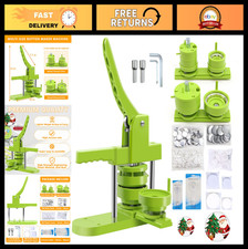 DIY Button Maker Machine Kit - 1.25"  2.25" Sizes, 200PCS Supplies  Circle Cut