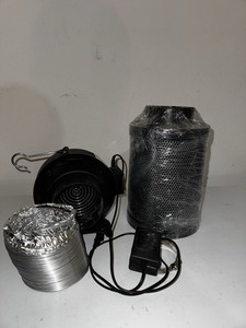 4” Inline Duct Fan 195CFM w/ Carbon Filter Grow Tent Ventilation Kit VIVOSUN