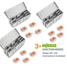 WAGO BOXES CABLE CONNECTORS HOUSING ENCLOSURE JUNCTION BOX LARGE & SMALL IPX IP