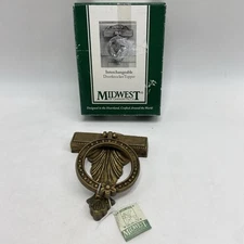 NWT Midwest Of Cannon Falls Door knocker Bottom Cast Iron