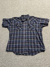 Rock Creek Ranch Bigman Pearl Snap Short Sleeve Shirt Size 18-1/2