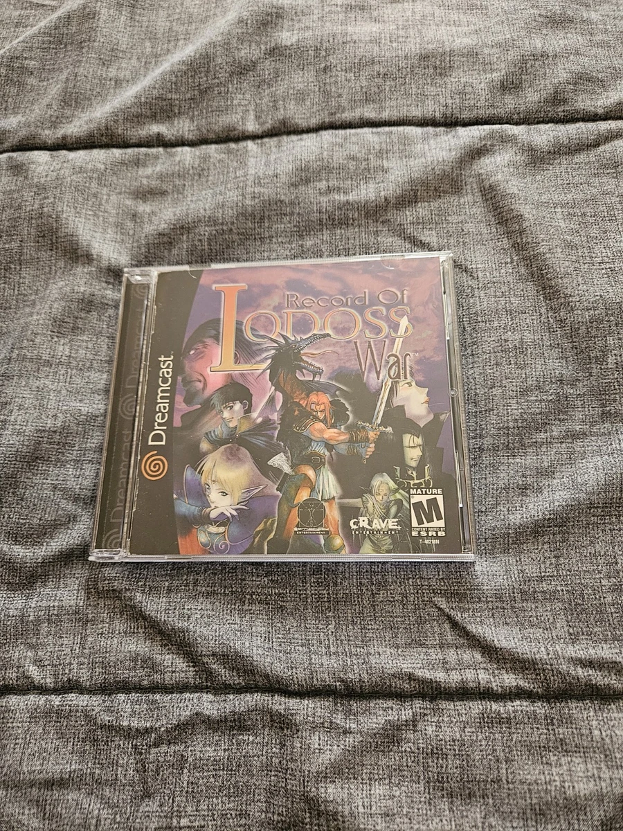 Record Of Lodoss War Sur Sega Dreamcast - Complet Boîte Notice - PAL Allemand