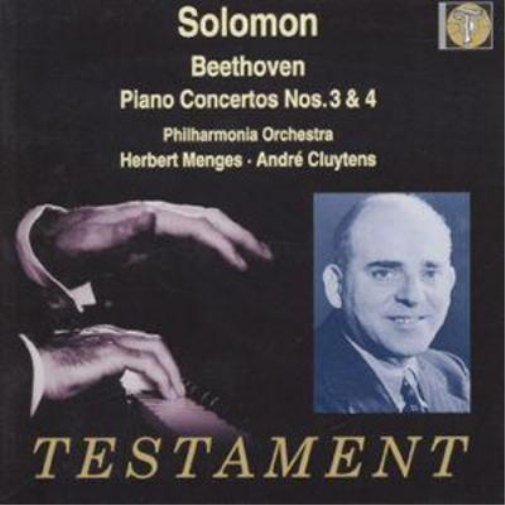 Solomon Cutner Solomon plays Beethoven - Piano Concentos No. 3 and 4 (CD) Album