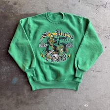1993 St Patrick’s Day UMR Russell Graphic Crewneck Sweatshirt