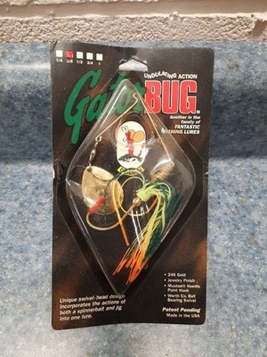 OKIE GATOR BUG Spinnerbait Crawfish Lure Vintage Undulating Action Made USA