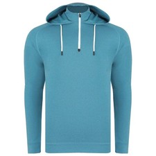 NEW Mens Swannies Vandyke 1/4 Zip Hoodie - Ch...