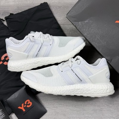 Adidas x Y-3 Yohji Yamamoto Y3 Pureboost ''Triple White'' - Größe UK 6,5 / EU 40
