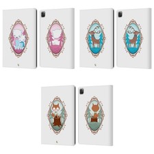 HEAD CASE WINTER ANIMALS LEATHER BOOK CASE FOR APPLE iPAD AND APPLE PENCIL