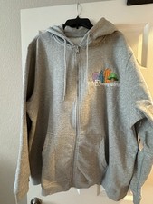 Walt Disney World Zip Up Sweatshirt XXL - NWT Embroidered 4 Parks 