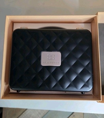 Beautifect Matte Black Rose Gold Lighted Makeup Box Gift Box Cosmetic Travel