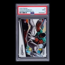 2025 Panini Prizm - Saquon Barkley - Manga - Eagles - Case Hit SSP - PSA 9