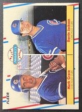 1988 Fleer Baseball Mark Grace/Darrin Jackson RC #641 NR-MINT