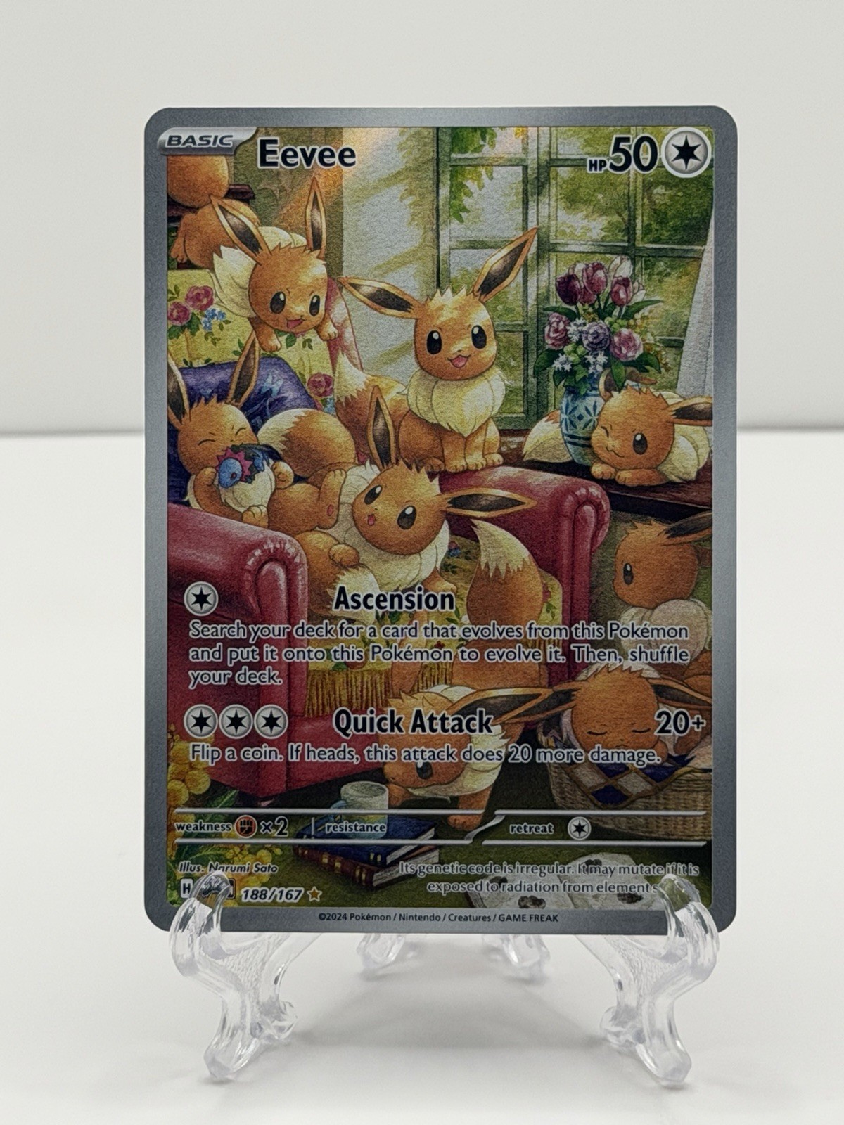 Eevee 2024 Scarlet & Violet: Twilight Masquerade #188/167