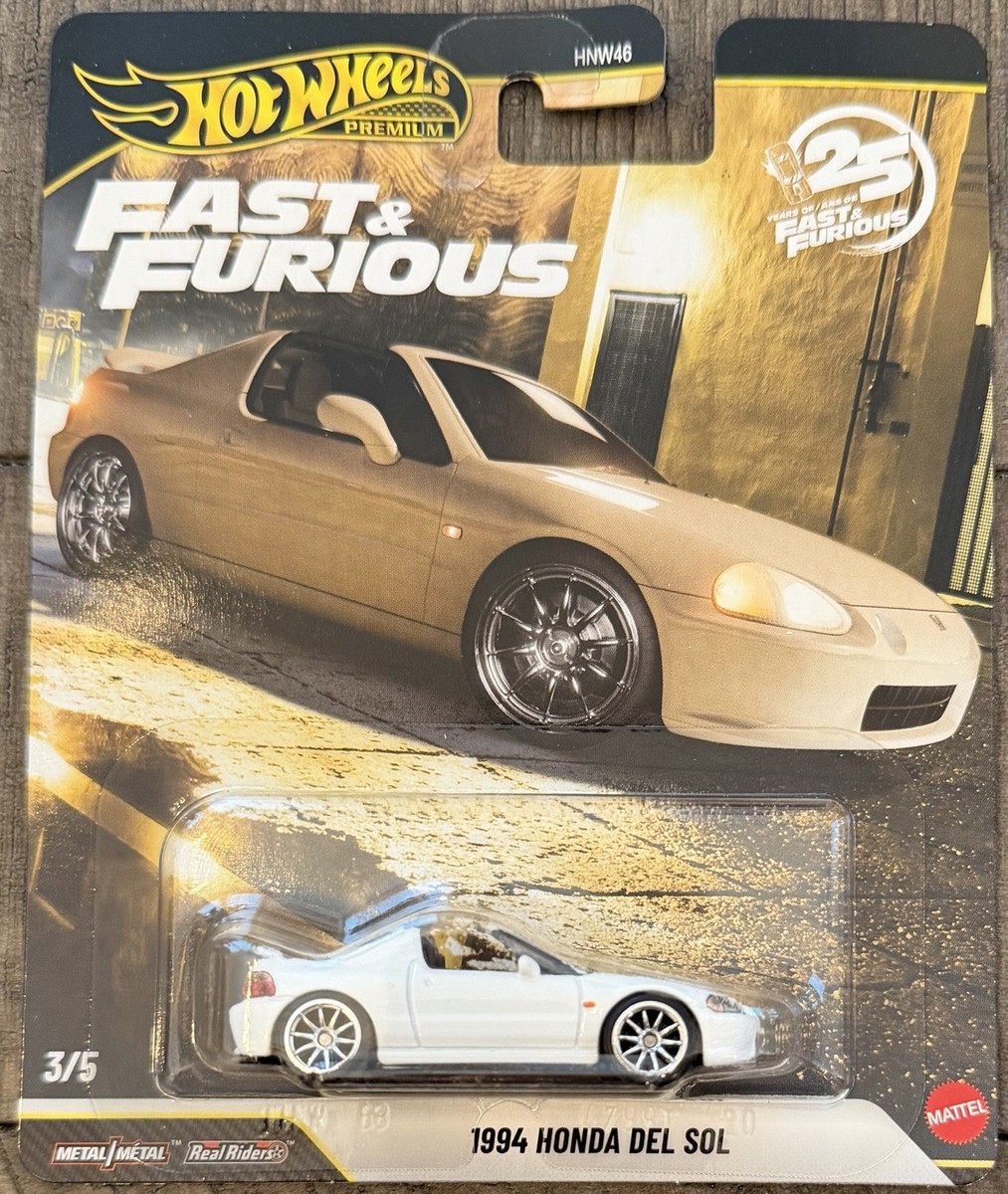 Hot Wheels Premium 25 Years Fast & Furious 1994 Honda Del Sol #3/5