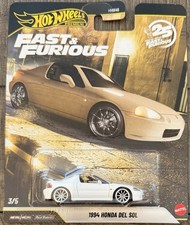 Hot Wheels Premium 25 Years Fast  Furious 1994 Honda Del Sol 3/5 New Tooling