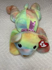 Vintage 1998 TY Beanie Babies Pillow Pals Collection - Sherbet the Bear w/ Tags