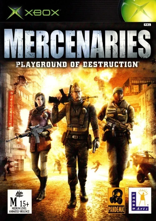 Mercenaries Playground Inc. Manual (Microsoft Xbox Original) [PAL] - WARRANTY