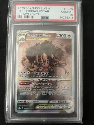 Pokemon Regigigas VSTAR GG55/GG70 SWSH: Crown Zenith - PSA 10!