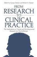 George Stricker (U. A.) | From Research To Clinical Practice | Taschenbuch | Xx