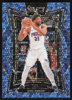 2024-25 PANINI SELECT BLUE DISCO JOEL EMBIID 18/99 PHILADELPHIA 76ERS #6 SSP