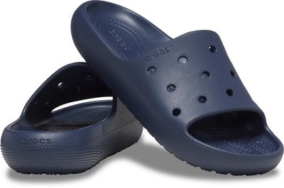 Crocs Pantolette Classic Slide V2 410 Blau Slipper Badeschlappen 209401 410