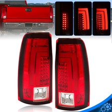 For 1999-2002 Chevy Silverado 1999-2007 Gmc Sierra Led Tail Lights Brake Lamps