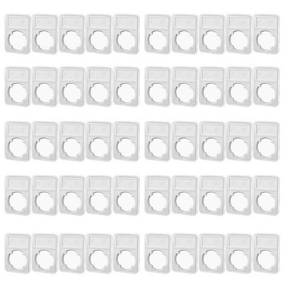 50x US Coin Case Slab Display Holder Storage 40mm For AMERICAN SILVER EAGLE 1 oz