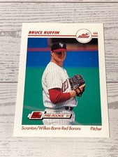 1991 Line Drive Impel Bruce Ruffin #494 Pre-Rookie Baseball Card Red Barons AAA. rookie card picture