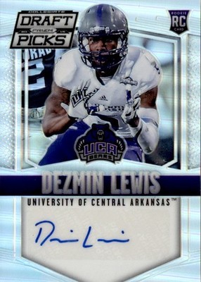 2015 Panini Prizm Collegiate Draft Picks Autographs Prizms Dezmin Lewis Auto