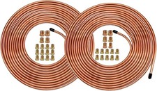 Brake Line Tubing Kit 316 14 Inch 25ft Dual Size - Copper Coated Alloy Steel