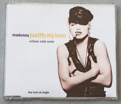 Madonna - Justify My Love - 3 Track Maxi CD - 1990 - William Orbit Remix