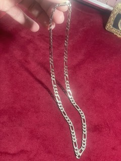 Splendide Collier En Argent Massif 50Cm