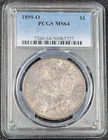 1899-O Morgan Silver Dollar $1 PCGS MS64 PURPLE! Old Glory C&C Weekly 1c Auction