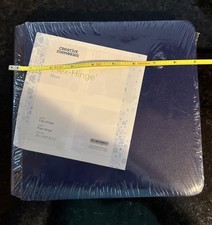 Creative Memories Blue Flex-Hinge Album 8.5 x 8.5 Inch Scrapbook Photo Book