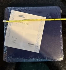 Creative Memories Blue Flex-Hinge Album 8.5 x 8.5 Inch Scrapbook Photo Book