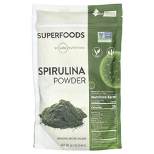 MRM RAW Spirulina Powder 8 5 oz 240 g EcoFriendly, Gluten-Free, GMP Quality