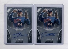 (4) MIGUEL SANO 2013 BOWMAN STERLING AUTO AUTOGRAPH ROOKIE RC LOT TWINS