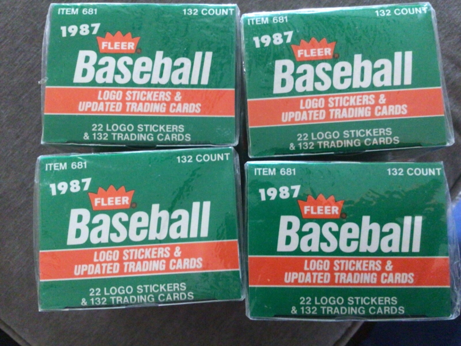 1987 Fleer UPDATE Factory SEALED Baseball CARD Set w/ McGWIRE MADDUX