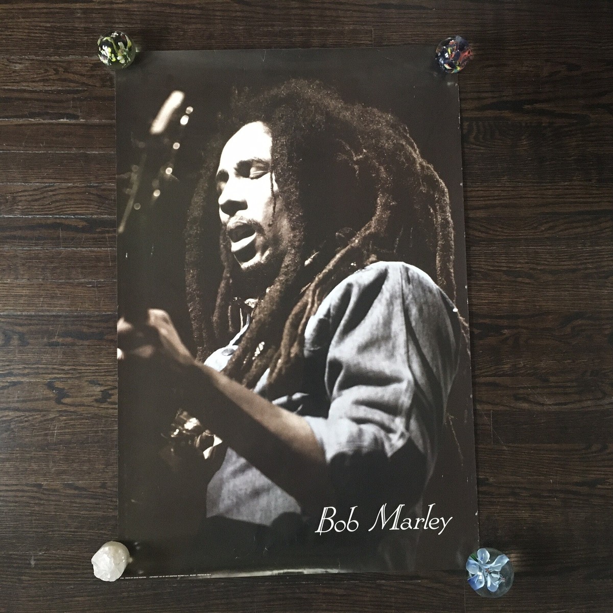 1991 Bob Marley Poster, By ARTI GRAFICHE RICORDI S.p.A. - MILANO