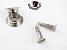 SET of 2 Accordion Bellows Strap Snaps, Knopf für Akkordeon Balghalter