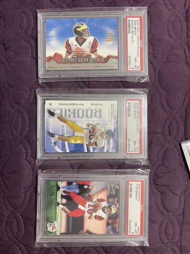 2000 Skybox Impact Tom Brady Rookie Card PSA 8!