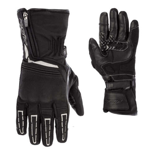 RST Storm 2 Textile CE Motorcycle / Motorbike Ladies Waterproof Gloves Black🍌🐵 - Picture 1 of 6