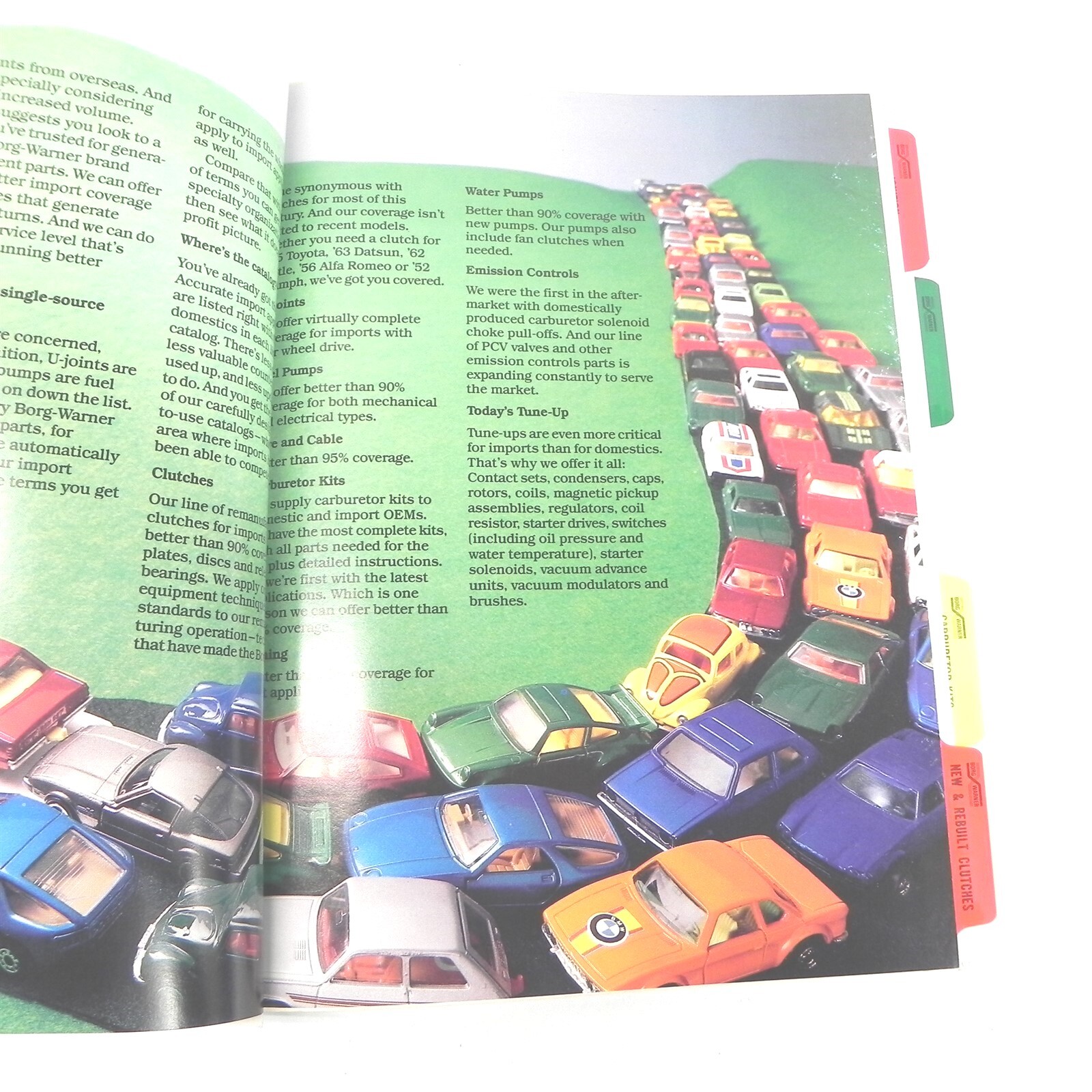 VINTAGE 1970S WARNER PARTS CATALOG BINDER SERVICE REPAIR REFERENCE